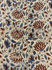 Beautiful Hand Block Printed Fabric, Cotton Fabric, Indian Fabric, fabric by yard, Block Printed Cotton womens clothing - Rohiyaan